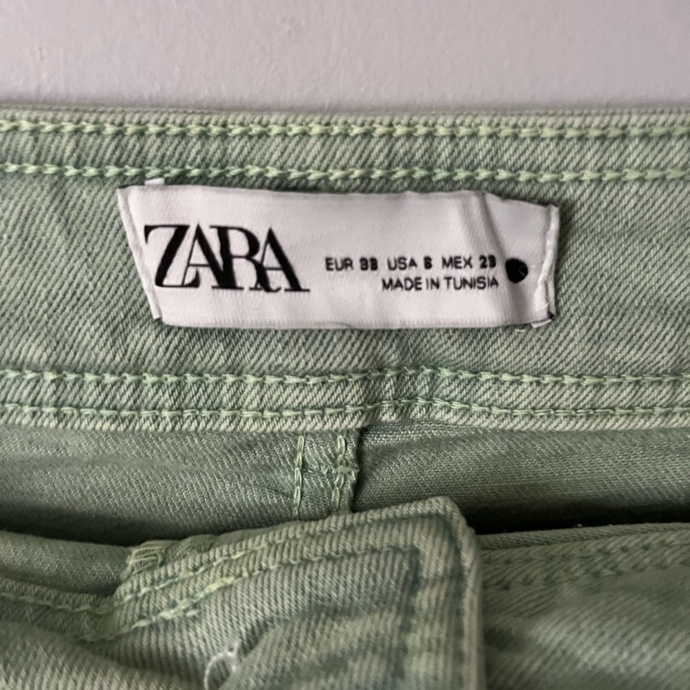 Green marine, straight pants